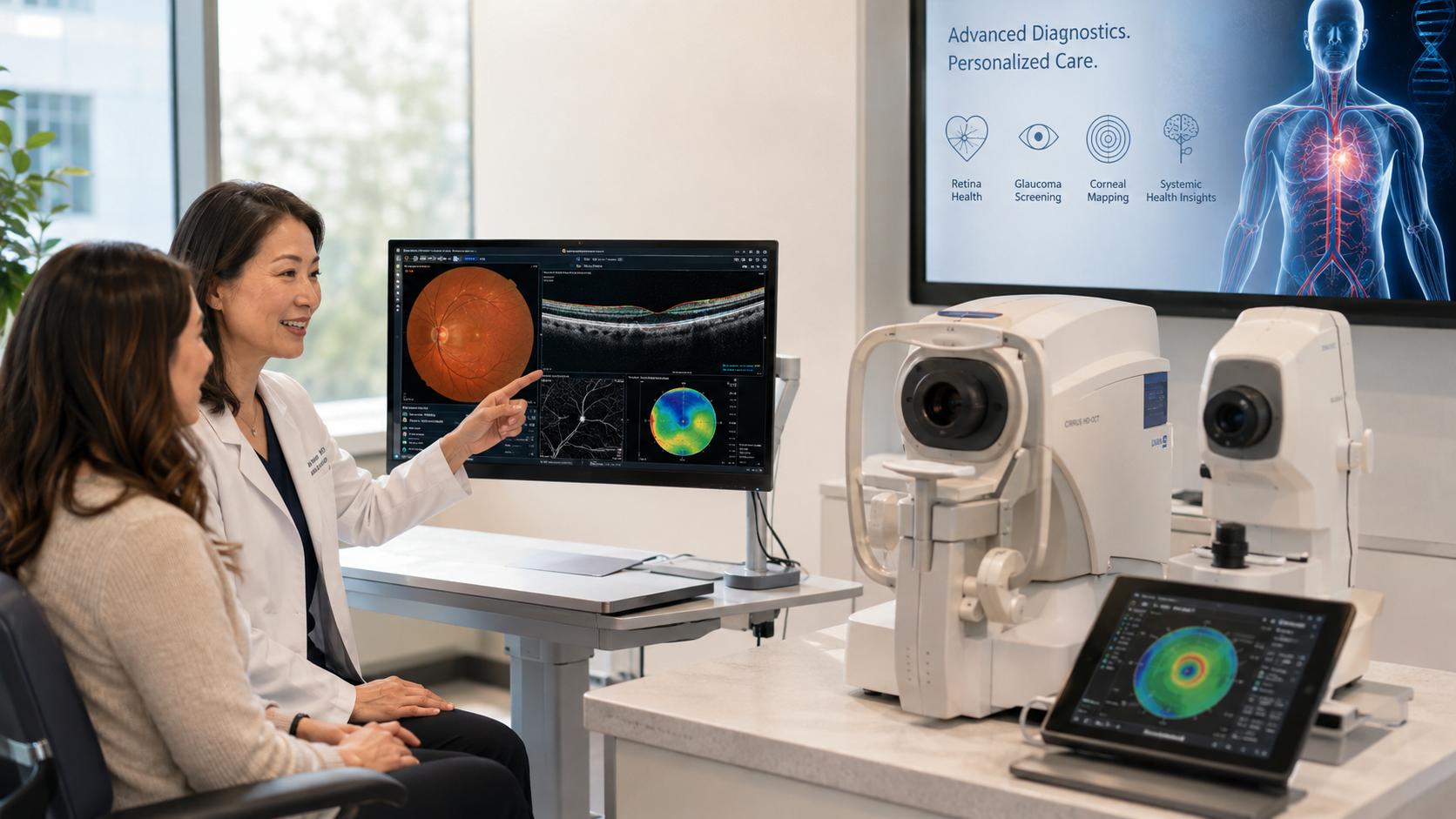 Advanced eye care technology at High Point University Eye Health